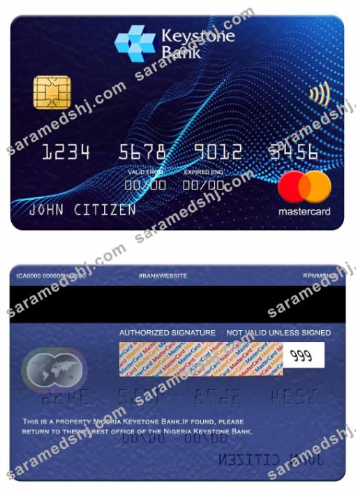 Nigeria Keystone Bank mastercard